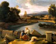 Пейзаж со св.Матфеем и ангелом